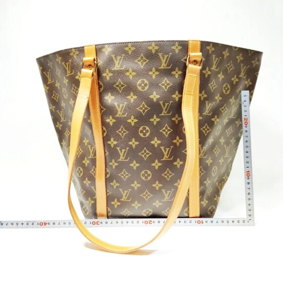 Authentic Louis Vuitton Sac Shopping Brown Monogram Tote Bag mn845-111825 - Picture 2 of 16